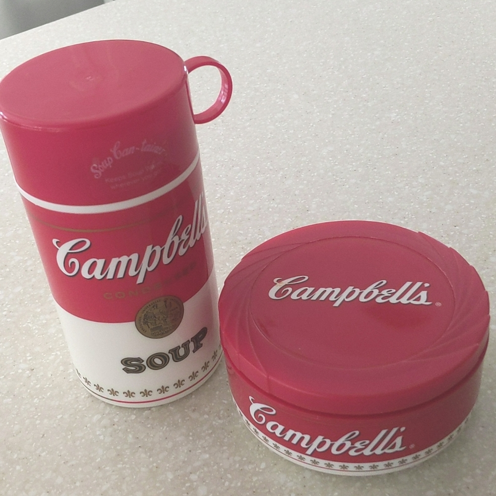 A.ARONSON 2 pack Campbell's soup containers